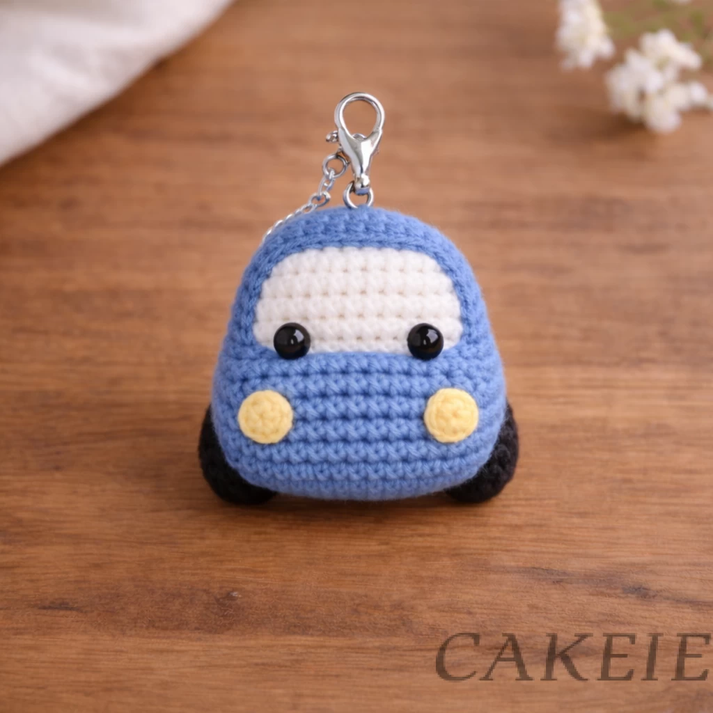 Crochet Mini Car Charm